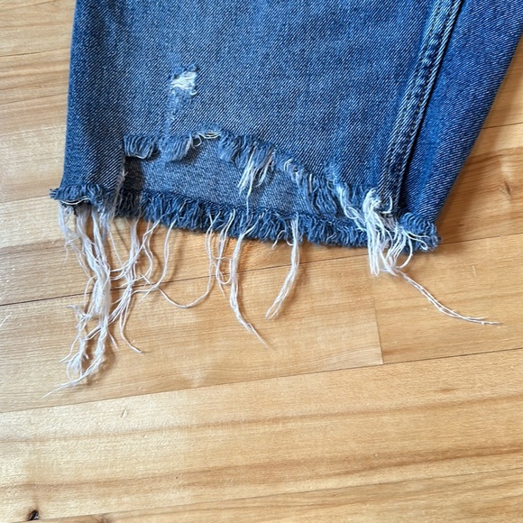 Zara denim shorts w/sequined rose applique, women’s size 2 - Picture 9 of 11